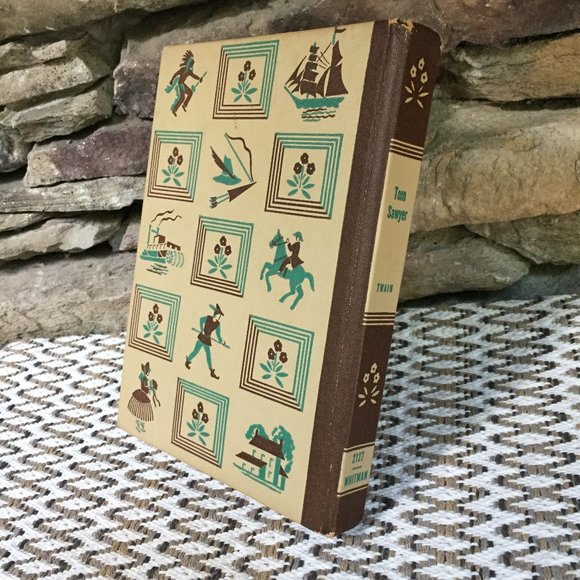 Vintage Tom Sawyer Book Mark Twain Hardcover 1944 - Picture 6 of 15